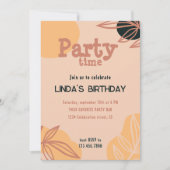 moderne perzik kaart (Voorkant)