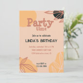 moderne perzik kaart (Staand voorkant)