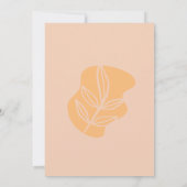 moderne perzik kaart (Achterkant)