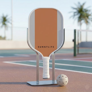 Moderne Perzik Streep Pickleball Paddle