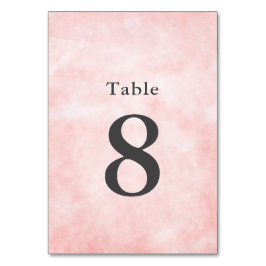 Moderne perzik Waterverf Clean minimalistische bru Kaart