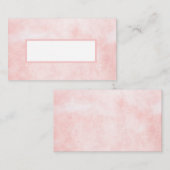 Moderne Perzik Waterverf Minimale Bruiloft Plaats Plaatskaartje (Voorkant / Achterkant)