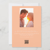 MODERNE PERZIKEN NAMEN | Foto QR Code BEWAAR ONZE  Kaart (Achterkant)