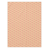 Moderne perzikkleur Trendy perzik thema Tafelkleed (Voorkant)