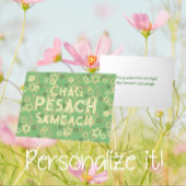 Moderne Pesach Pascha Folie Vakantie Kaart