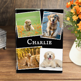 Moderne Pet Dog Collage Keepsake Fotoblokken