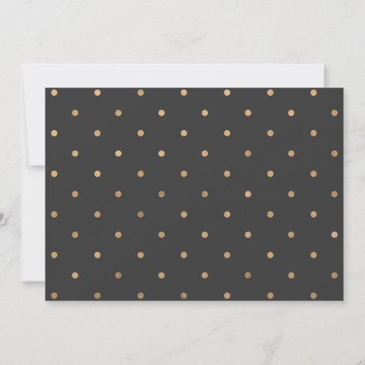 Moderne Pet en Tassel Gold Foil 3 Foto Afstuderen Aankondiging (Achterkant)
