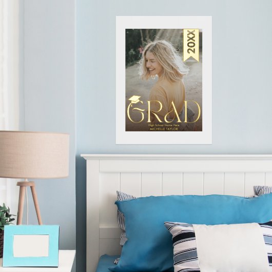 Moderne Pet Foto Afstuderen Prints voor de Folie v (Insitu (Slaapkamer))