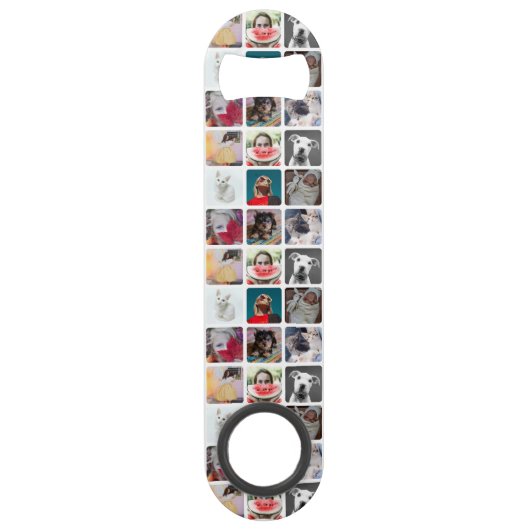 Moderne Photo Collage Keepomwille Speed Flessenopener (Voorkant)