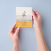 Moderne PHOTO-OVERLAY TEKST Weddenschap budget Flyer (Hand)