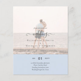 Moderne PHOTO-OVERLAY TEKST Weddenschap budget Flyer