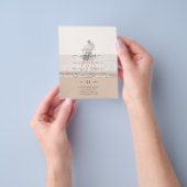 Moderne PHOTO-OVERLAY TEKST Weddenschap budget Flyer (Hand)