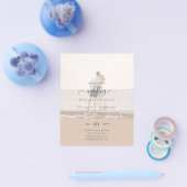 Moderne PHOTO-OVERLAY TEKST Weddenschap budget Flyer (Enkel)