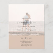 Moderne PHOTO-OVERLAY TEKST Weddenschap budget Flyer (Voorkant)