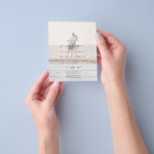 Moderne PHOTO-OVERLAY TEKST Weddenschap budget Flyer (Hand)