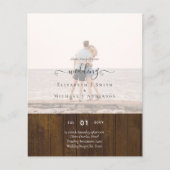 Moderne PHOTO-OVERLAY TEKST Weddenschap budget Flyer (Voorkant)