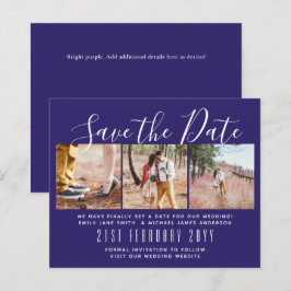 Moderne PHOTO Save the Dates van LeahG BUDGET