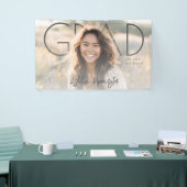 Moderne PhotoPop Afstudeerfeest Spandoek (Beurs)