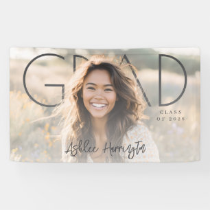 Moderne PhotoPop Afstudeerfeest Spandoek