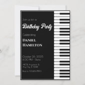 Moderne piano  kaart (Voorkant)