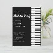 Moderne piano  kaart (Staand voorkant)