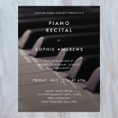 Moderne Piano Overweging Concert Fotosjabloon Poster