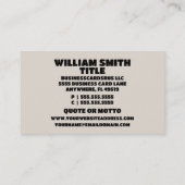 Moderne Pianolessen met Vlinders Visitekaartje (Achterkant)