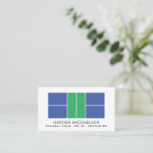 Moderne Pickleball Coach Teaching Pro Visitekaartje (Staand voorkant)