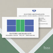 Moderne Pickleball Coach Teaching Pro Visitekaartje