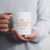 Moderne Pickleball Legende Gepersonaliseerde Mok