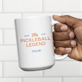 Moderne Pickleball Legende Gepersonaliseerde Mok