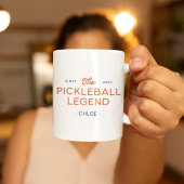 Moderne Pickleball Legende Gepersonaliseerde Mok