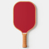 Moderne Pickleball Paddle | Minimalistisch Rood De (Voorkant)