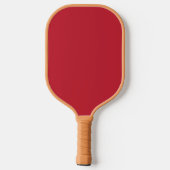 Moderne Pickleball Paddle | Minimalistisch Rood De (Achterkant)