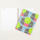 Moderne Pickleball-planner met geschulpte rand Planner (Display)