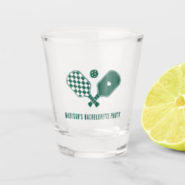 Moderne Pickleball & Prosecco Bachelorette-weekend Shot Glas