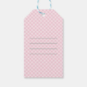 Moderne Pickleball & Prosecco Vrijgezellenweekend Cadeaulabel (Achterkant)