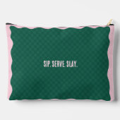 Moderne Pickleball & Prosecco vrijgezellenweekend Etui (Achterkant)