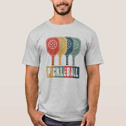 moderne pickleball t-shirt (Voorkant)