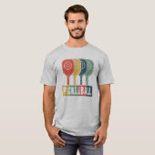 moderne pickleball t-shirt (Voorkant volledig)
