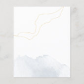 Moderne pictogrammen Huwelijksprogramma (Achterkant)