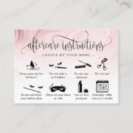 Moderne pictogrammen voor vervolgkaarten met eyela visitekaartje