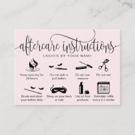 Moderne pictogrammen voor vervolgkaarten met eyela visitekaartje