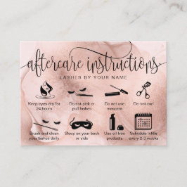 Moderne pictogrammen voor vervolgkaarten met eyela visitekaartje