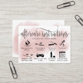 Moderne pictogrammen voor vervolgkaarten met eyela visitekaartje