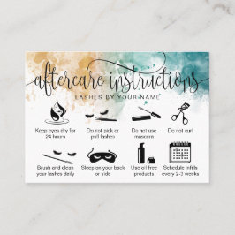 Moderne pictogrammen voor vervolgkaarten met eyela visitekaartje