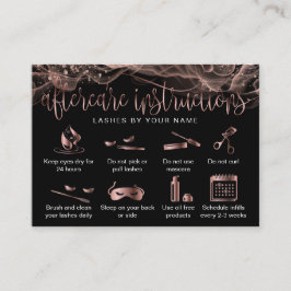 Moderne pictogrammen voor vervolgkaarten met eyela visitekaartje