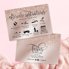 Moderne pictogrammen voor vervolgkaarten met eyela visitekaartje