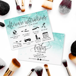 Moderne pictogrammen voor vervolgkaarten met eyela visitekaartje