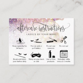 Moderne pictogrammen voor vervolgkaarten met eyela visitekaartje